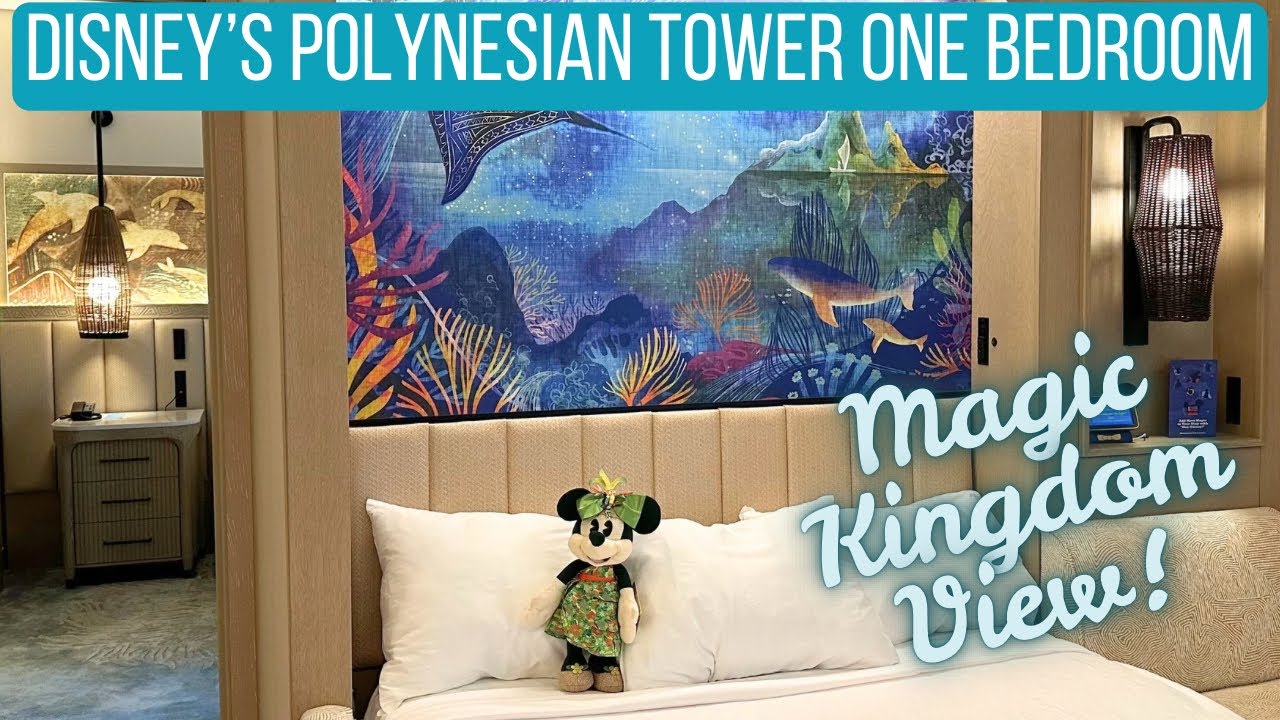New! Polynesian Island Tower Theme Park View One Bedroom Tour | Resort Review | Disney Vacation Club