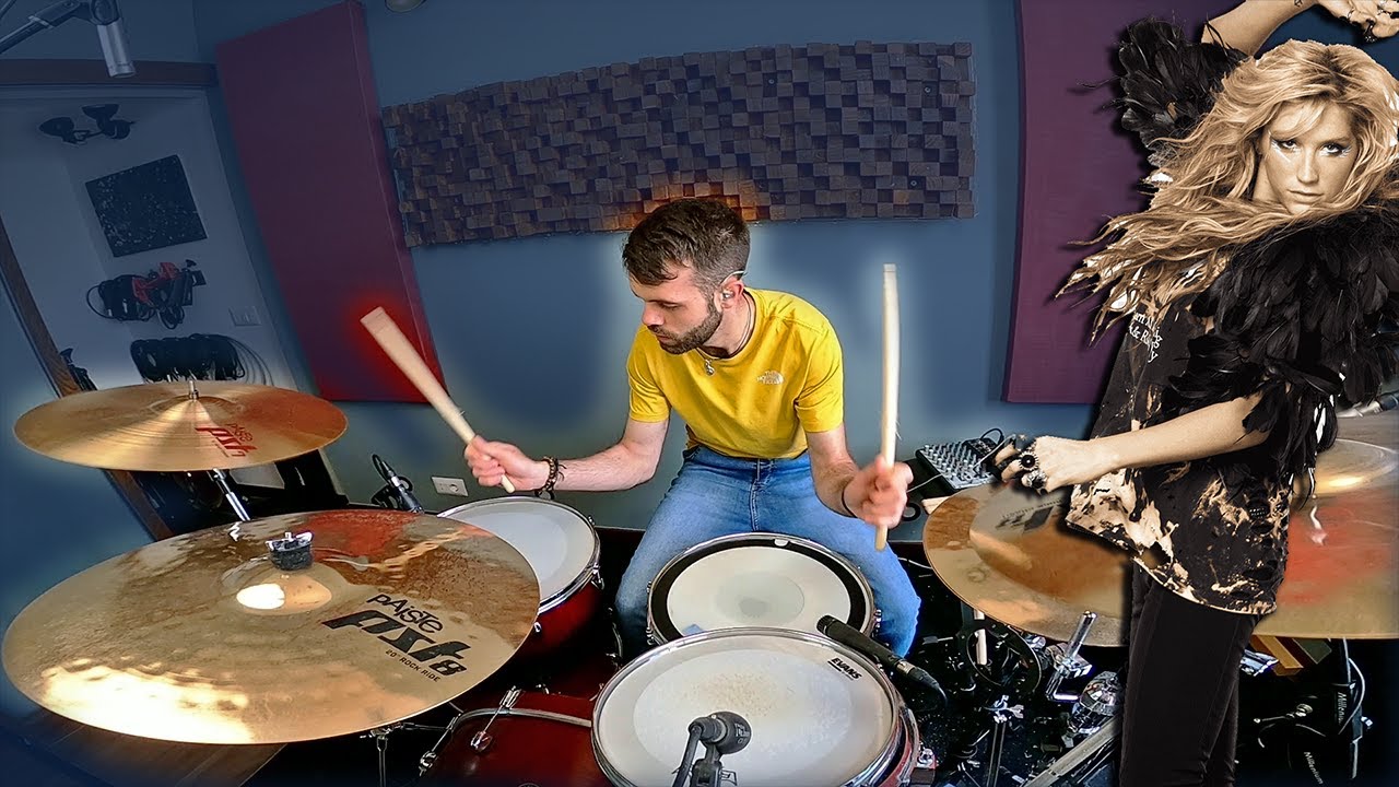 Ke$ha - Tik Tok - I Play the Drums - Drum Cover || LB Drum