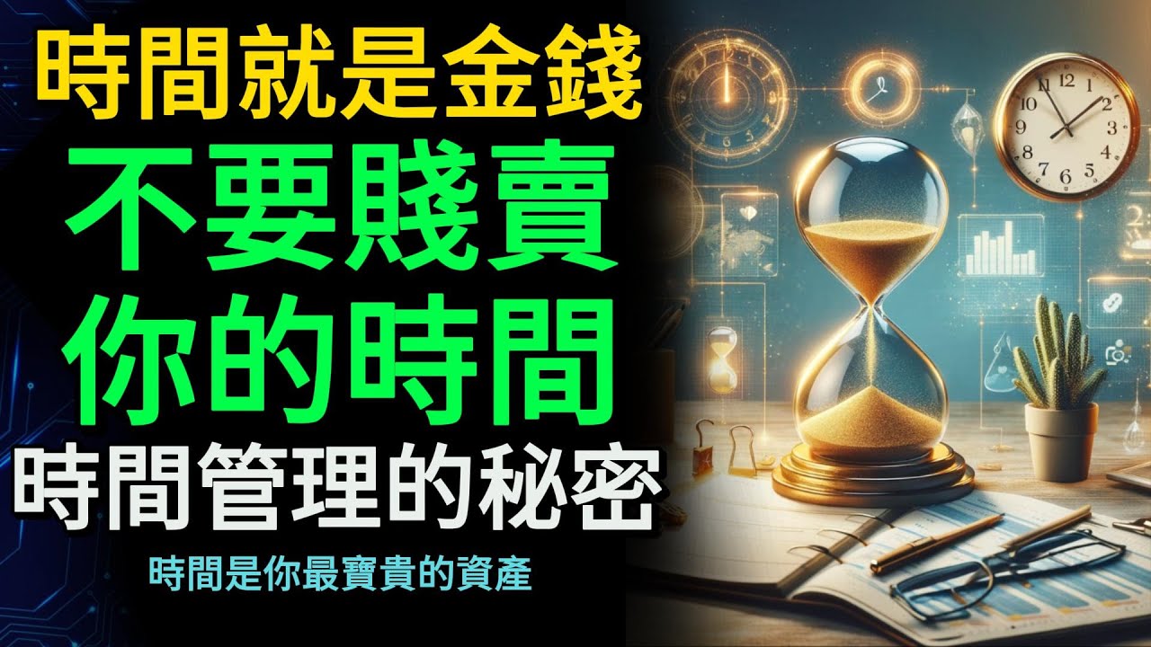時間就是金錢 | 不要賤賣你的時間 | 時間管理的秘密【財之道】#富人思維 #財之道 #目標設定 #時間管理 #財商 #賺錢 #窮人思維 #財商知識 #馬斯克  @moneyrules8
