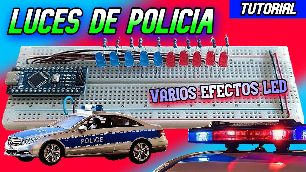 Luces de policía LED // Fácil de hacer