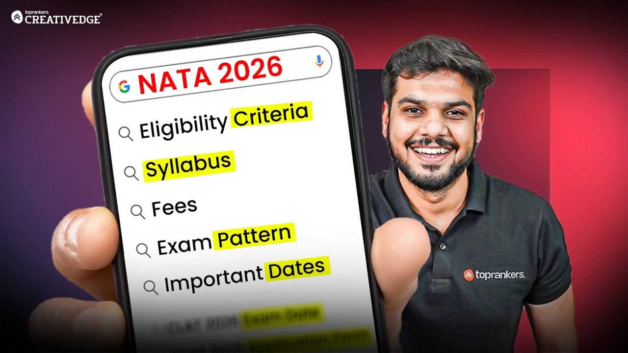 All About NATA 2026 🔎| Eligibility, Syllabus, Exam Pattern, Fees, Dates, Prep Tips & Question Types🎯