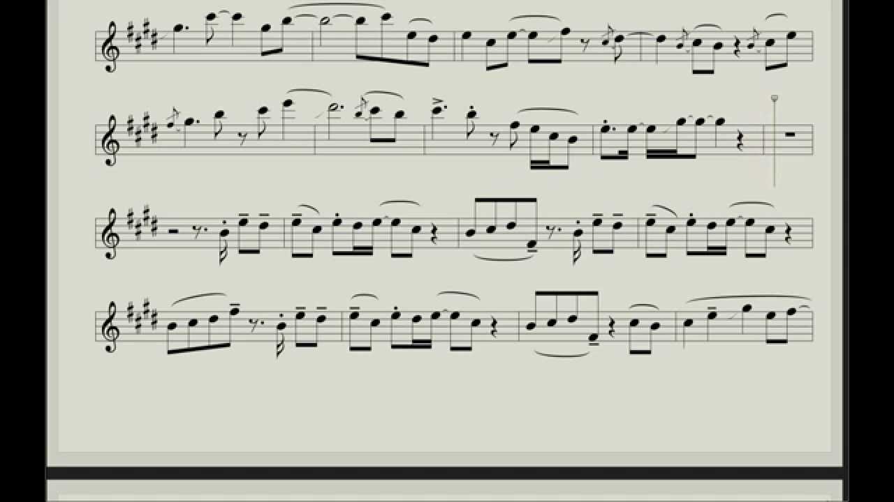 Syntheticsax - Old Letters (SCORE for Saxophone Alto)