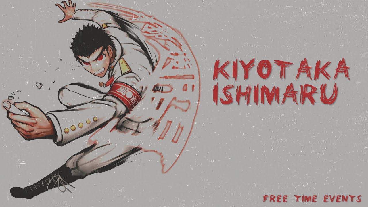 All Kiyotaka Ishimaru Free Time Events (Danganronpa: Trigger Happy Havoc - School Mode)