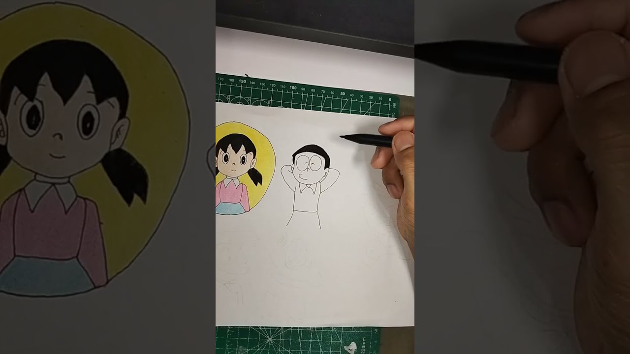 Drawing caracter Doraemon