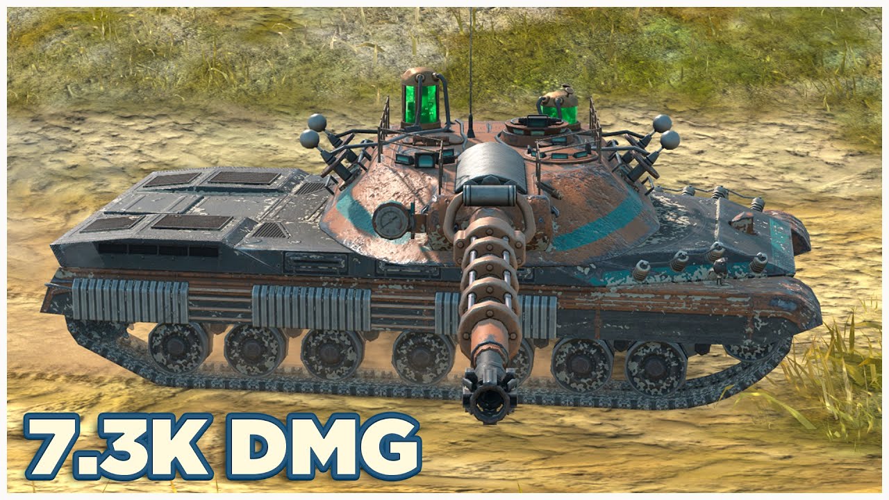 Объект 452К • 7.3К УРОНА • 4 ФРАГА • WoT Blitz