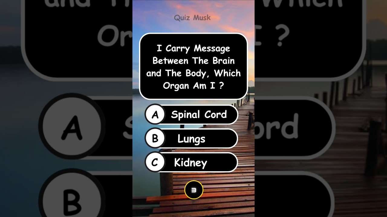 Ultimate Human Body Quiz Challenge 🧠📚 #quiz #trivia