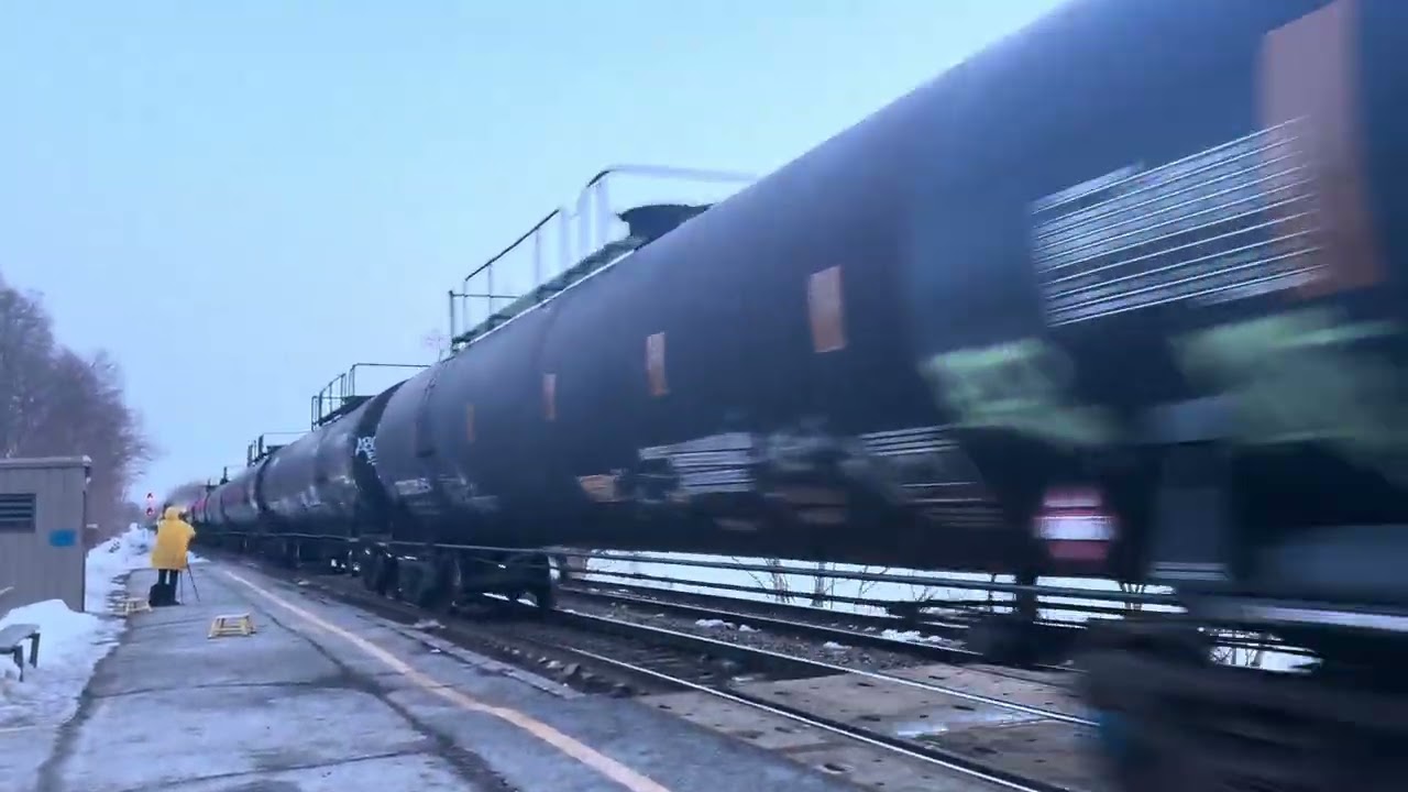 A very huge M565 rolls though Amsterdam,NY with double MAC’s filmed February 16th 2026