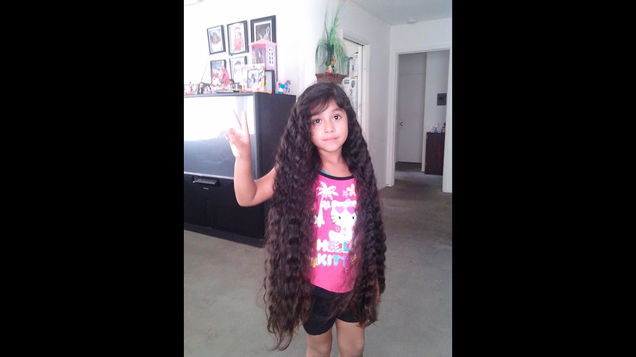 Rubi 6yrs old w the longest hair in the world part # 3