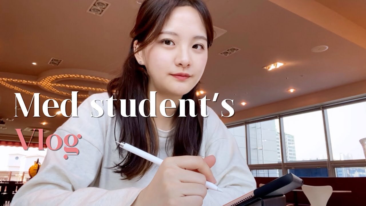 (Eng) 의대생 Vlog | 정신과 공부하기, 아이패드 필기, 카페 공부, 과외하는 일상 🧠