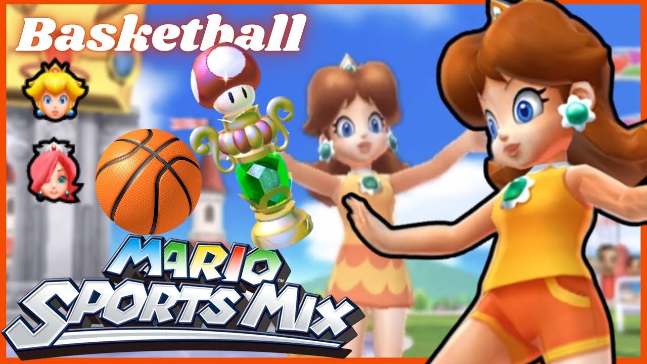 ✿ Mario Sports Mix - Basketball Tournament Mushroom Cup | Daisy Gameplay ✿