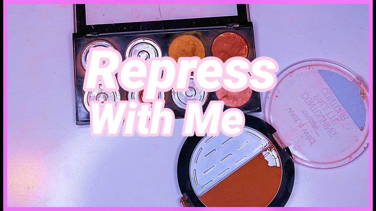 RE-PRESS AND CHILL// Repressing my Makeup Revolution Bronzer Palette |How-To