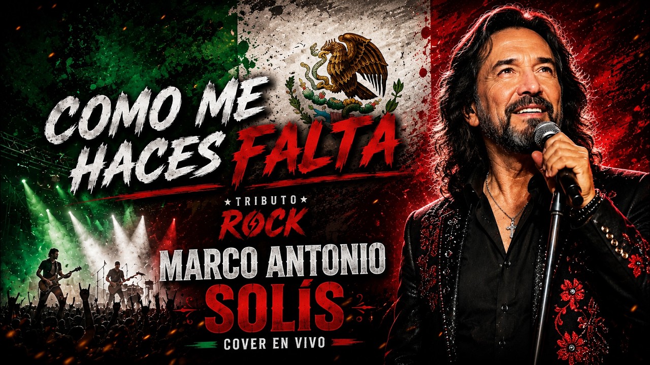 COMO ME HACES FALTA - ROCK DE ESTADIO | Tribute to Marco Antonio Solís (Live Rock Cover)