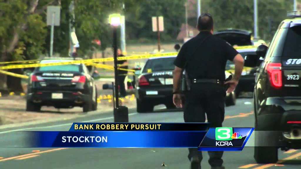 19-year-old Stockton man ID'd in bank robbery, deadly shootout