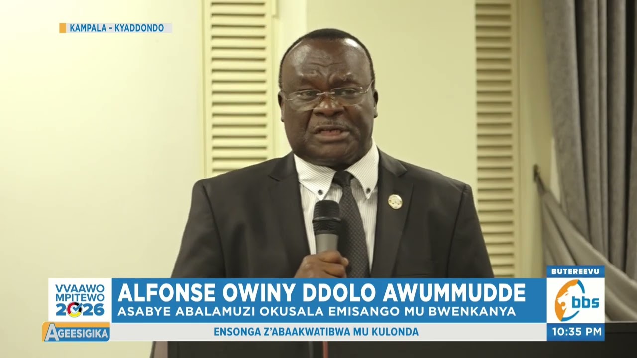 Alfonse Owiny Ddolo Awummudde, Asabye Abalamuzi Okusala Emisango mu Bwenkanya