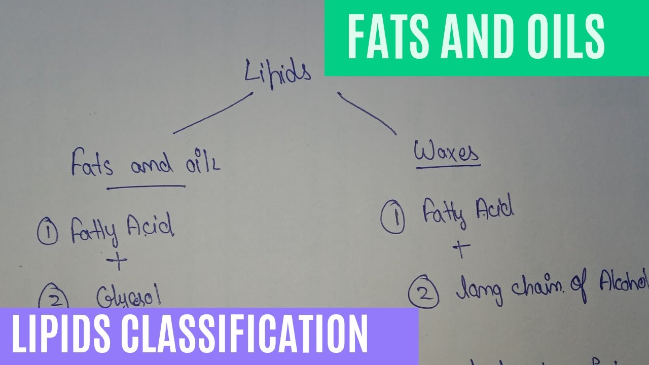 What are lipids | difference in fats oils and waxes | classification of lipids | organic chemistry