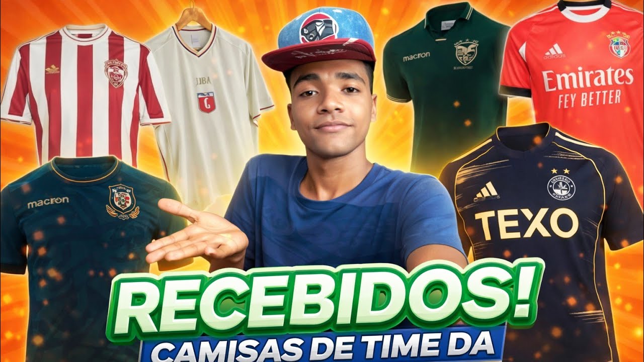 Recebidos de Camisas de Time Direto da Fonte CSSBUY. Só os Mantos Lindos