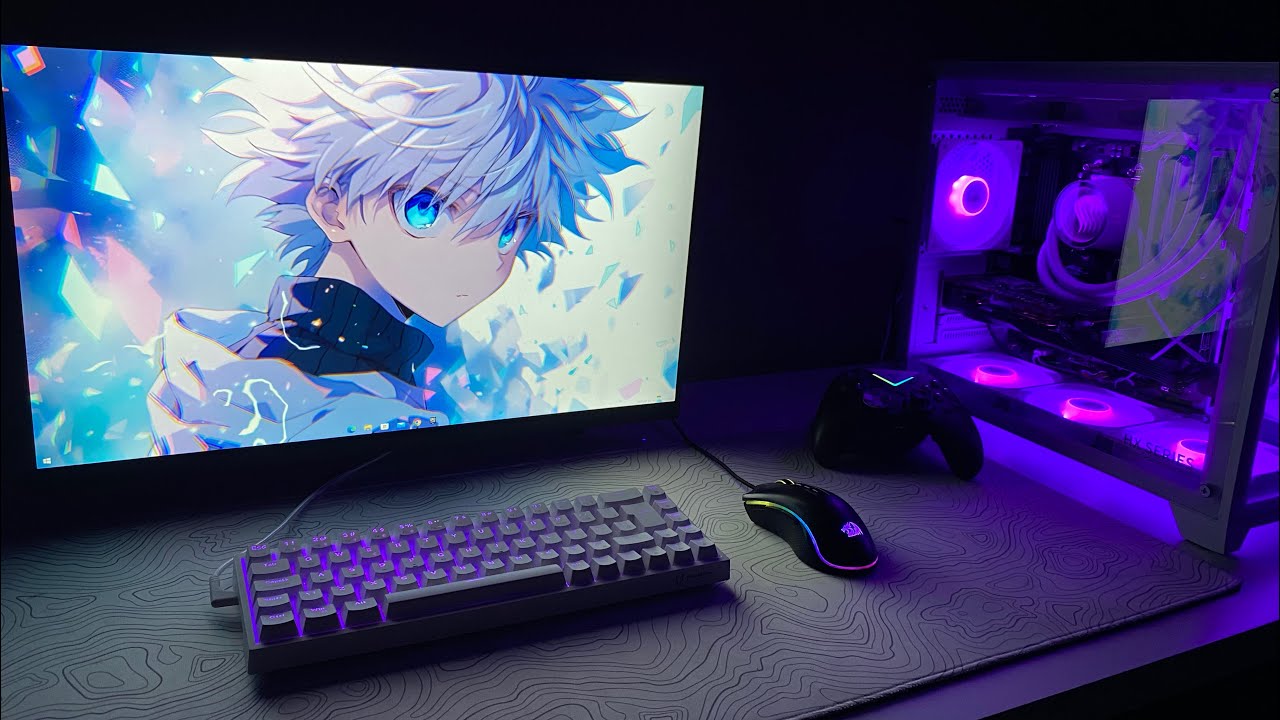 Meu Primeiro PC/SETUP GAMER 💜 (SONHO REALIZADO)