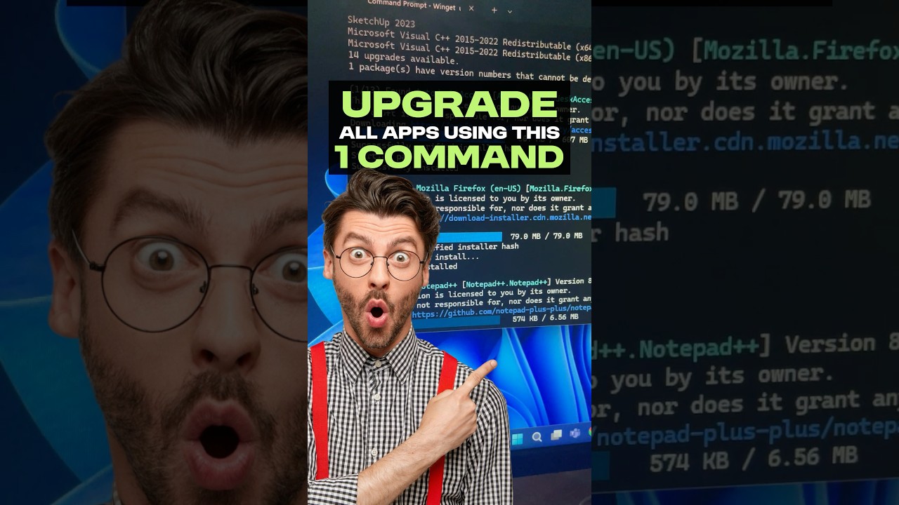 Upgrade All Apps Using this 1 Command🤔💯