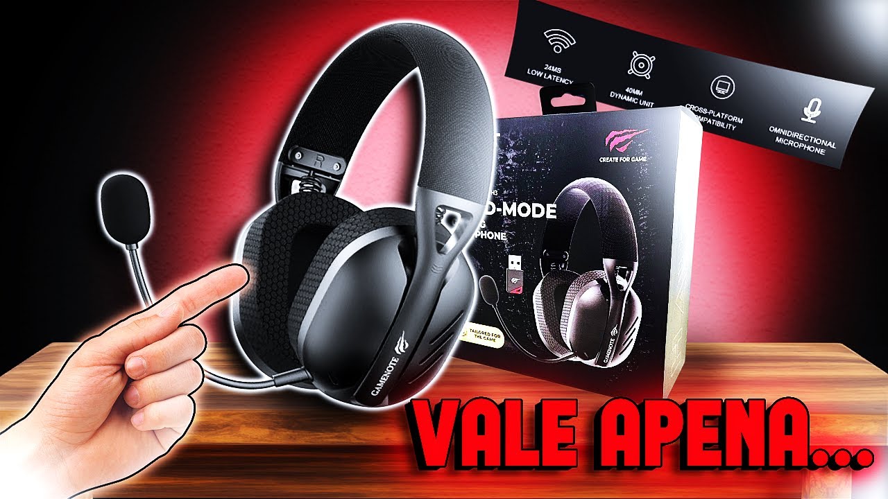 Unboxing HeadSet Sem fio Havit Fuxi H3 bom, barato e já no brasil!!!