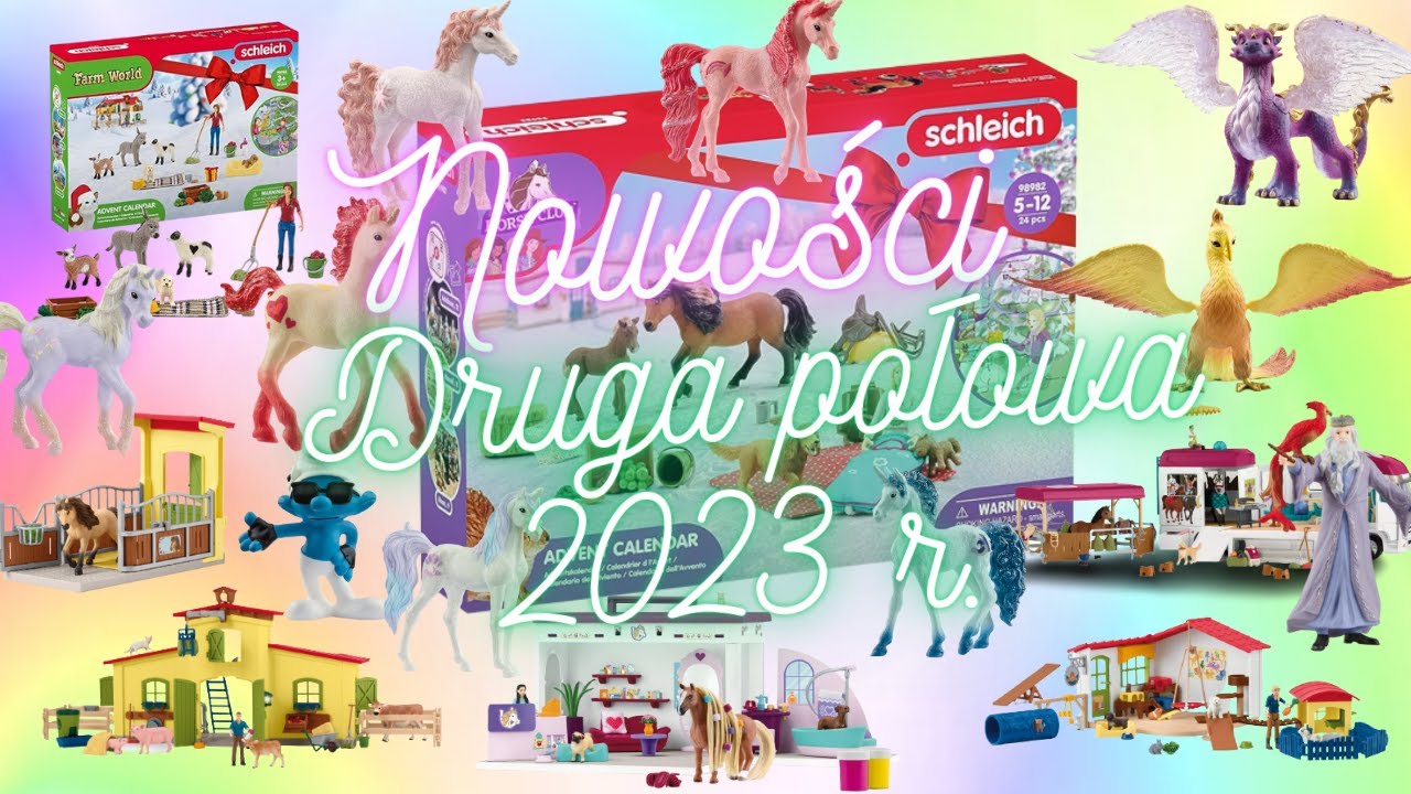 Moja opinia o nowościach Schleich na drugą połowę 2023 r. 😍🙁💕🐎🐷🦄