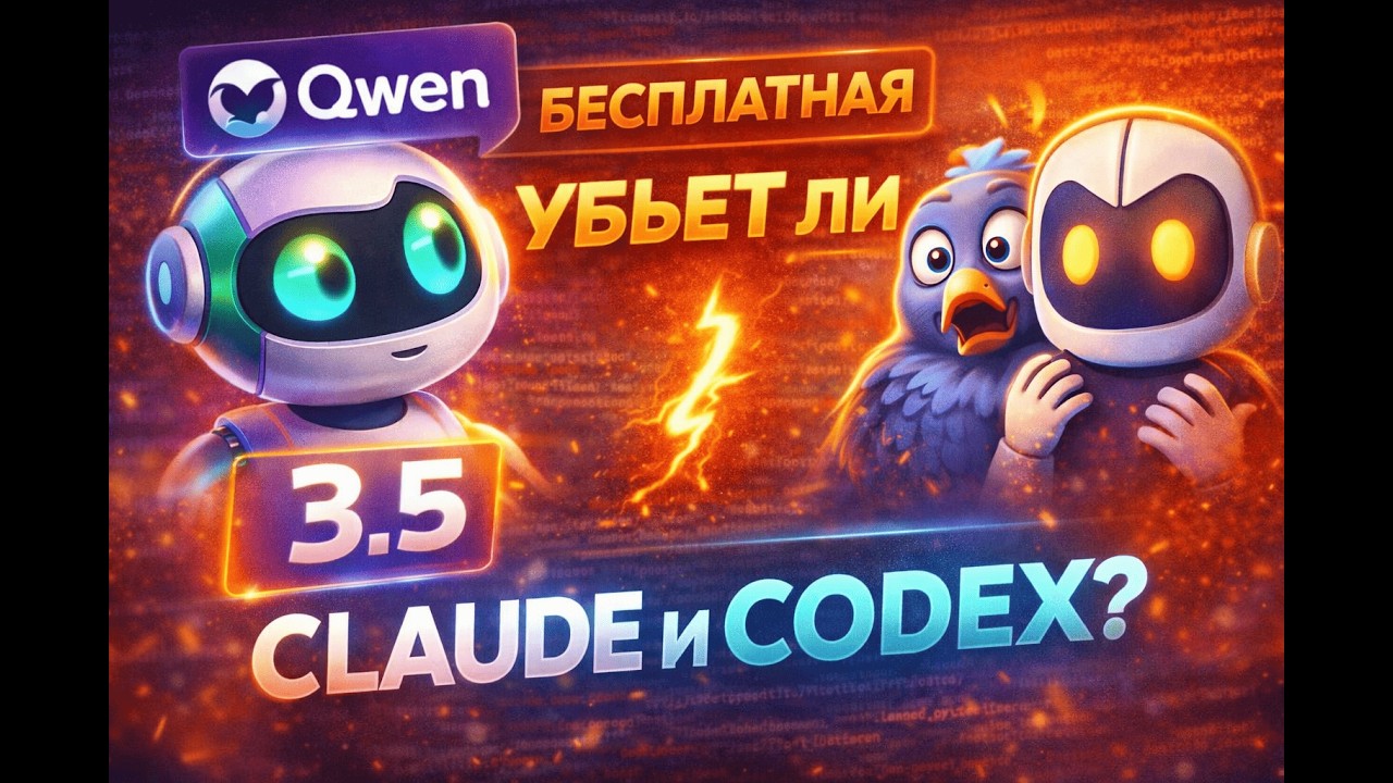 🔥 Вайбкодинг в 1С: новая бесплатная Qwen 3.5 — убьёт ли Claude и Codex?