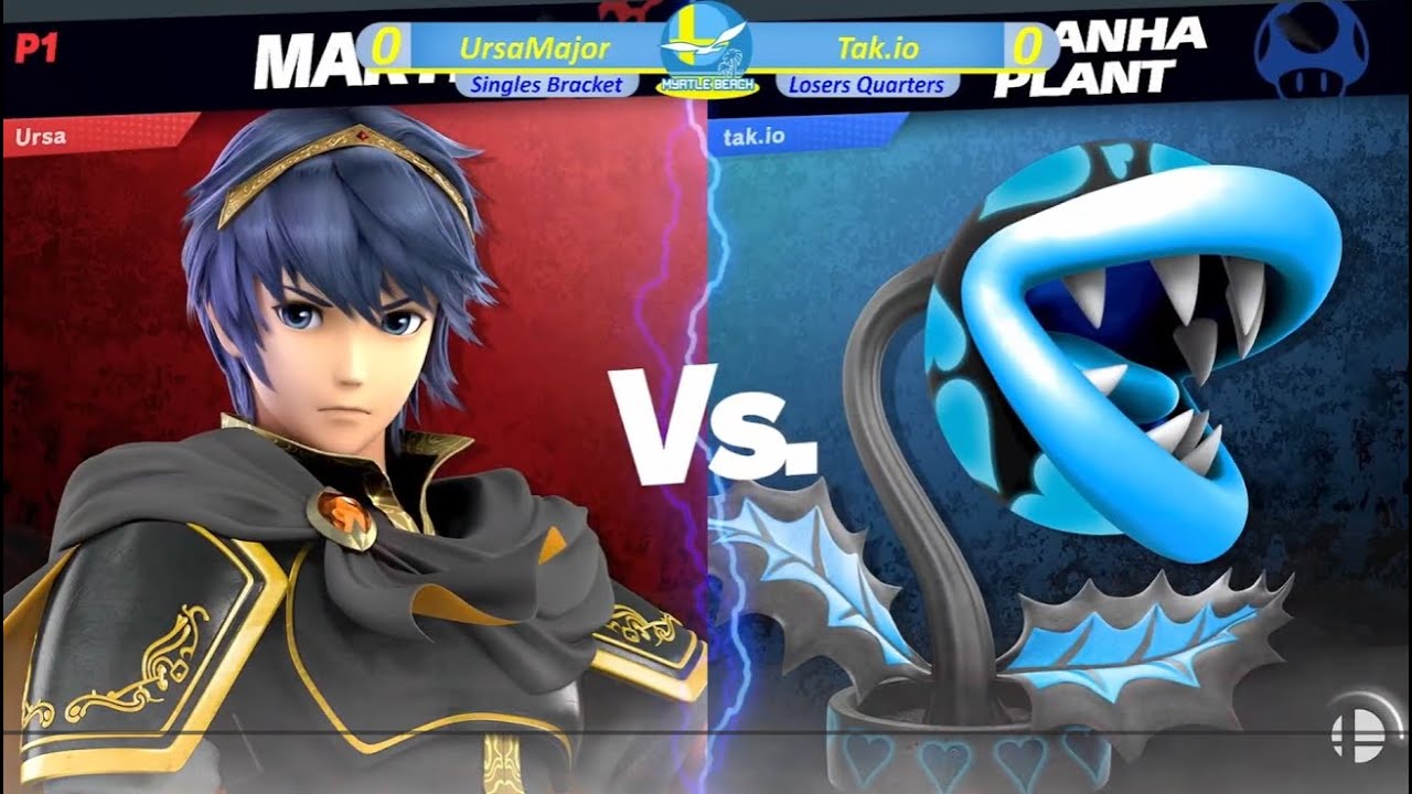 SocaSmash 164 Ultimate Singles: UrsaMajor (Marth) vs Tak.io (Piranha Plant) Losers Quarters