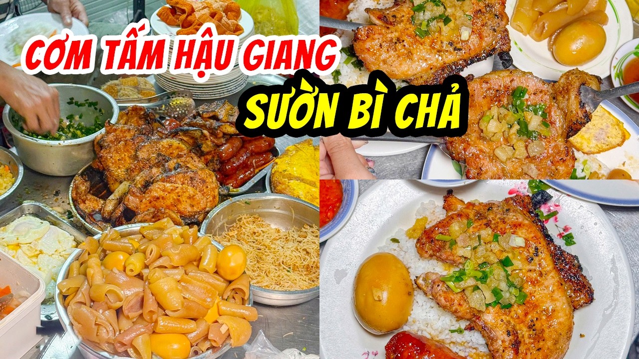 Ăn Cơm Tấm Đêm Sườn Bị Chả Siêu Ngon Chất Lượng Ở Sài Gòn