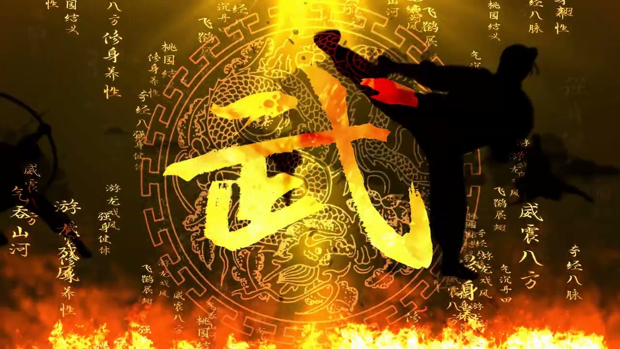 武术表演 背景