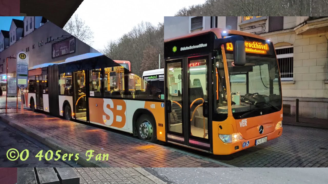 Mitfahrt mit dem Facelift der Verkehrsgesellschaft Ennepe Ruhr mbH, Ennepetal wagen 356 ZF Ecomat