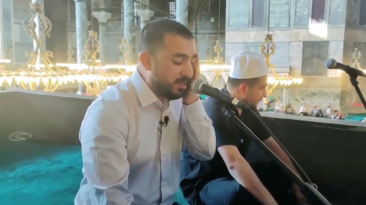 Sangar Abdul Qadir Al-Kurdi in the Aya Sophia Mosque in Istanbul