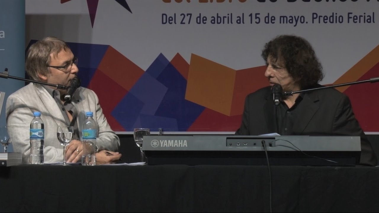 Alejandro Dolina y Gabriel Rolón en la Feria Internacional del Libro de Buenos Aires