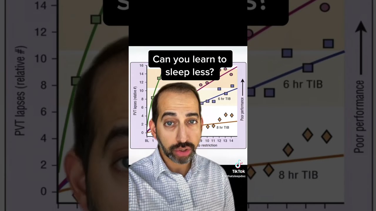 Can you train your body to sleep less? Biohack your sleep?