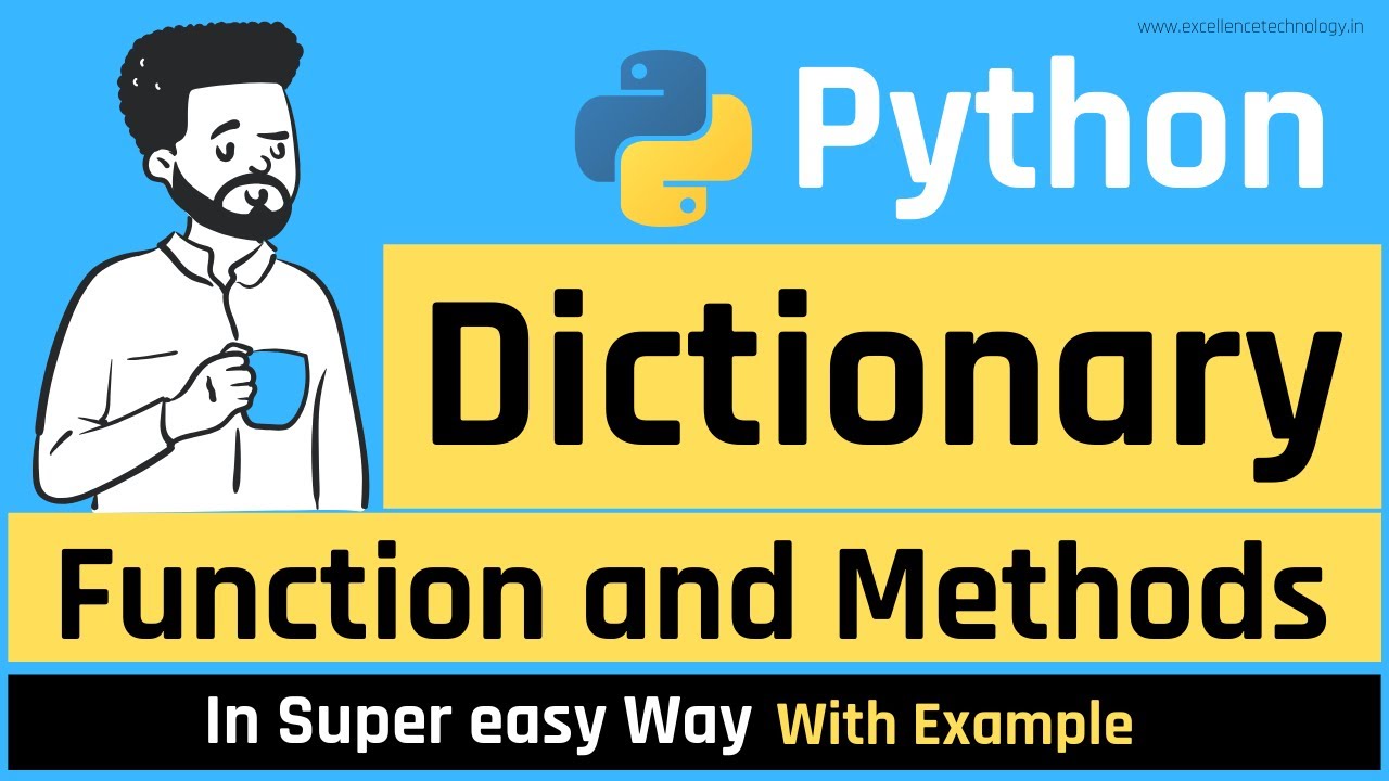 Dictionary Methods and Functions in Python In HINDI | Python Dictionary Tutorial in Hindi