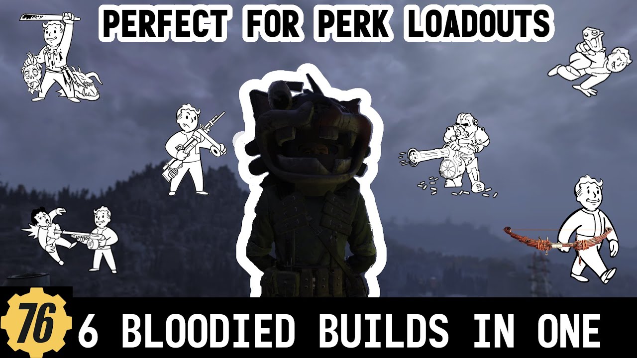 Best Bloodied Build in Fallout 76! 6 CLASSES IN 1