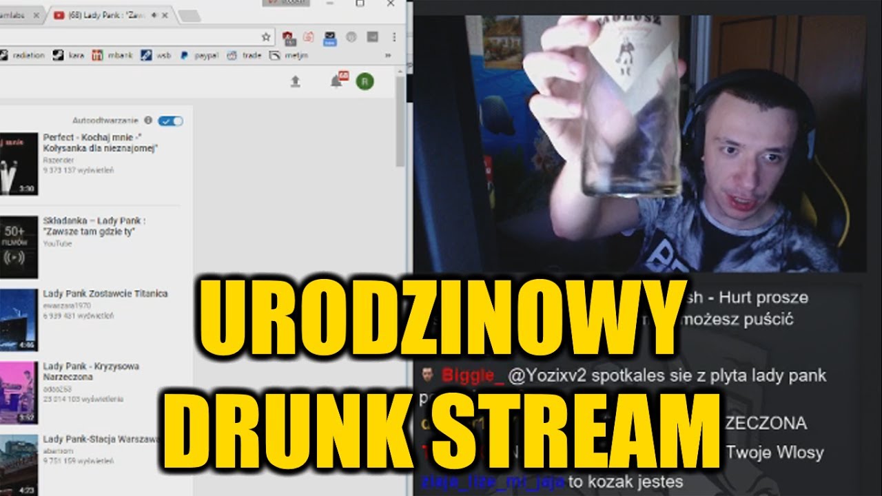 NZQ - URODZINOWY DRUNK STREAM, 1V1 Z GUCIEM, TEMAT JD