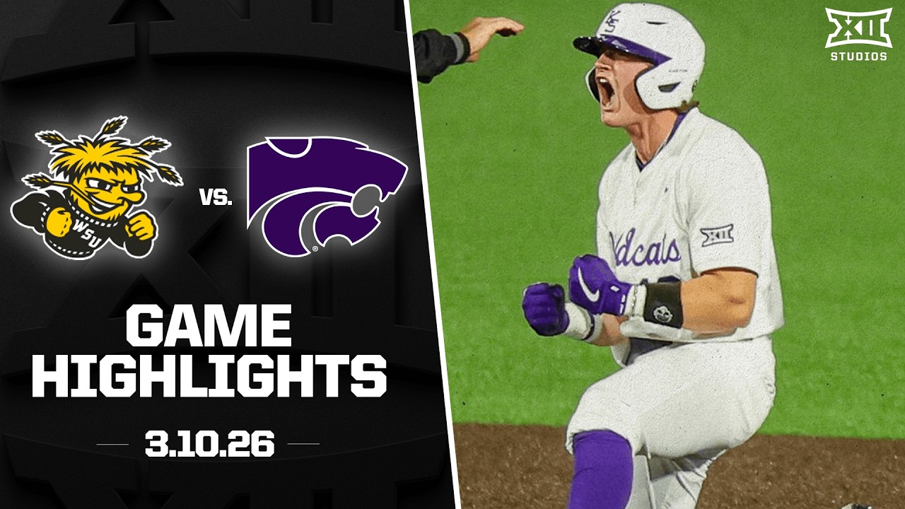 Wichita State vs. Kansas State Highlights (3.10.26) | 2026 Big 12 Baseball
