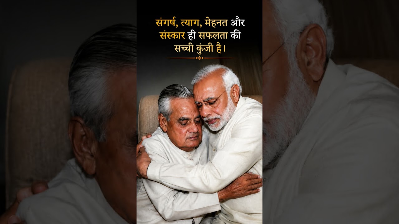 Narendra Modi atal ji ke gale milte emotional #shorts #viral #trending #modi #dosti