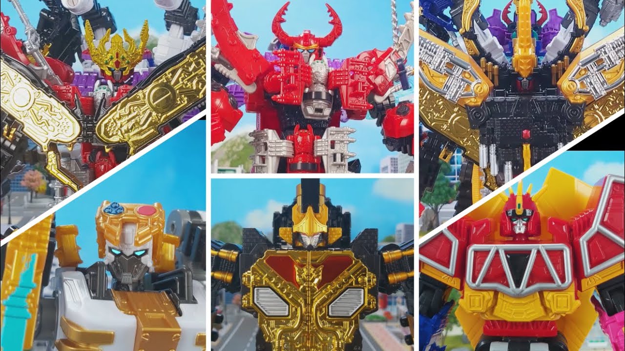 All Main Gattai DX Kingohger Stop Motion DXキングオージャー王様戦隊キングオージャー (Complication Ver)