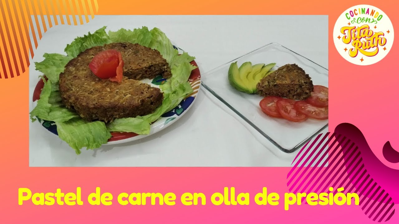 Pastel de carne en olla de presión