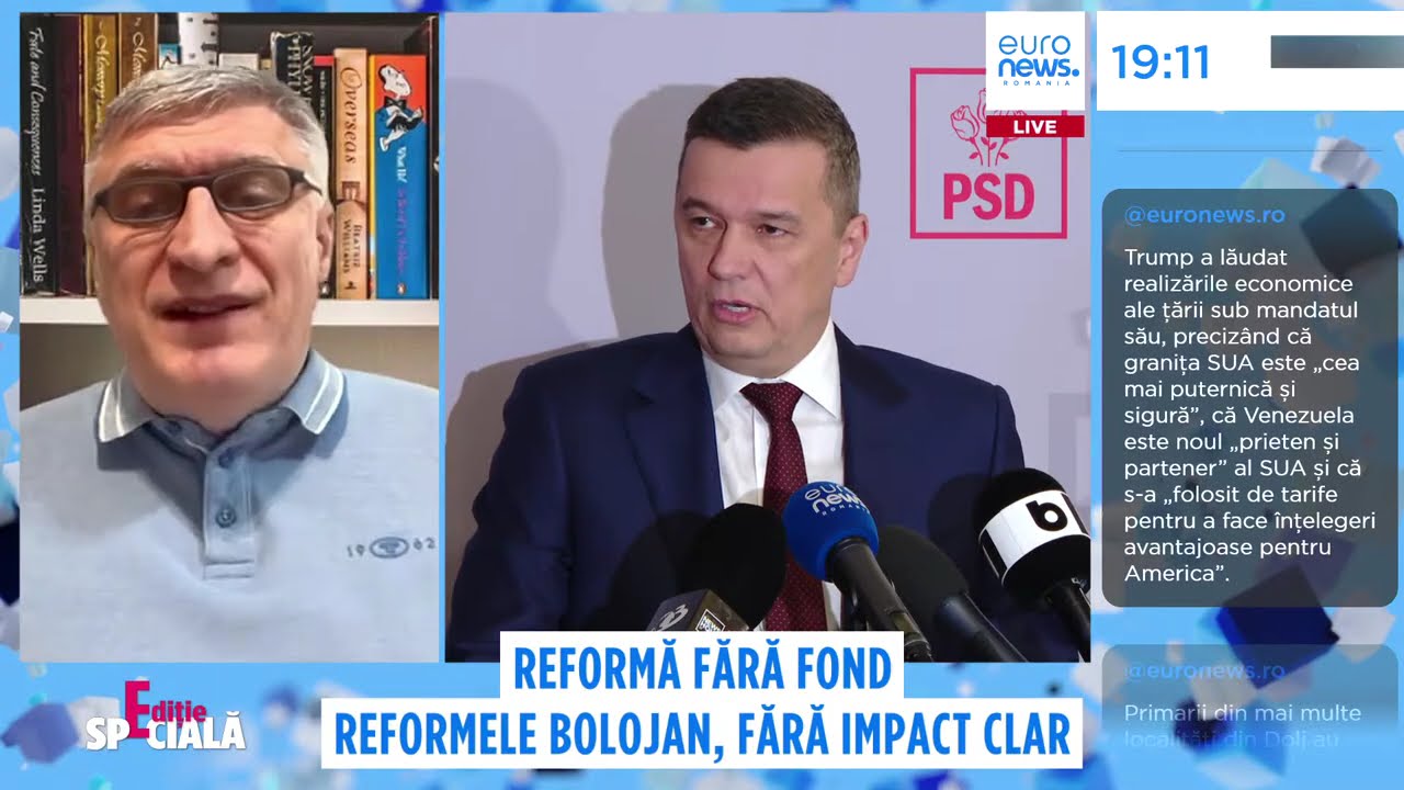 EDIȚIE SPECIALĂ Știrile Euronews - ora 19:00 - 25 februarie 2026