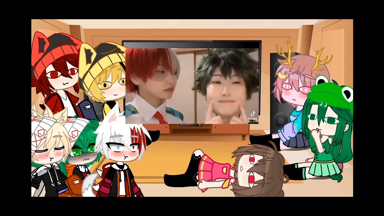 mha react to todobakudeku ship ❤️_it's my firs video gacha 😘