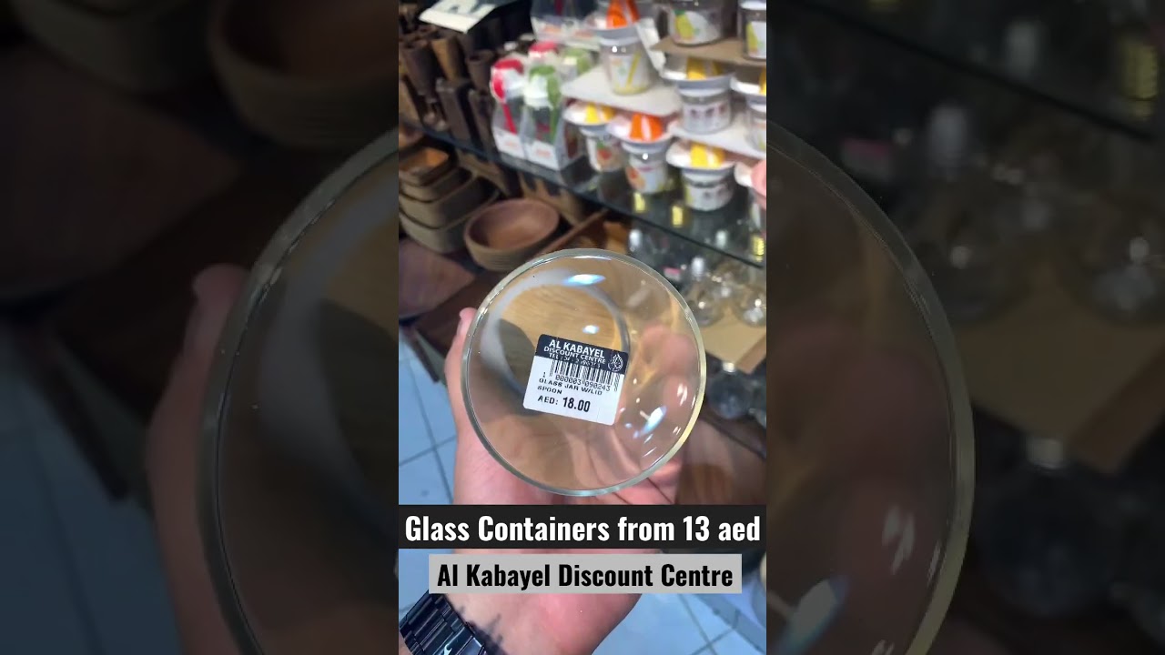 Glass Containers from 13 aed #shorts #dubai #kitchenitems