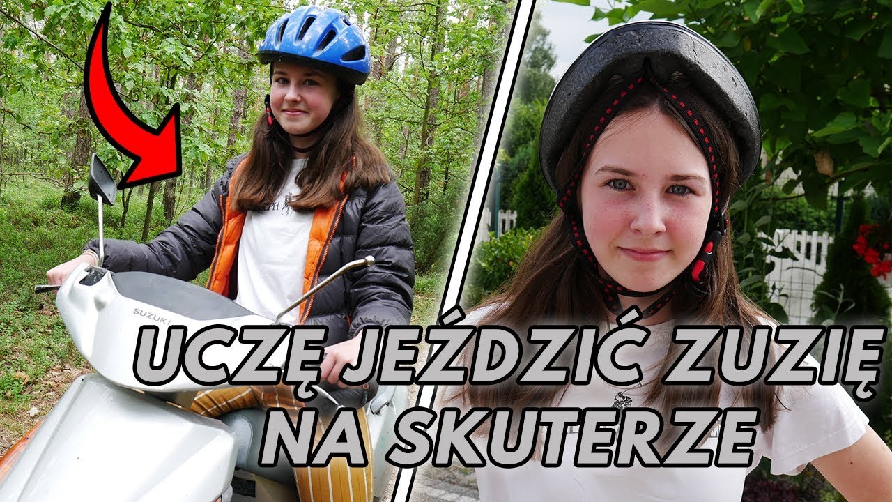 Uczę Zuzię jazdy na skuterze | Nathan Symula