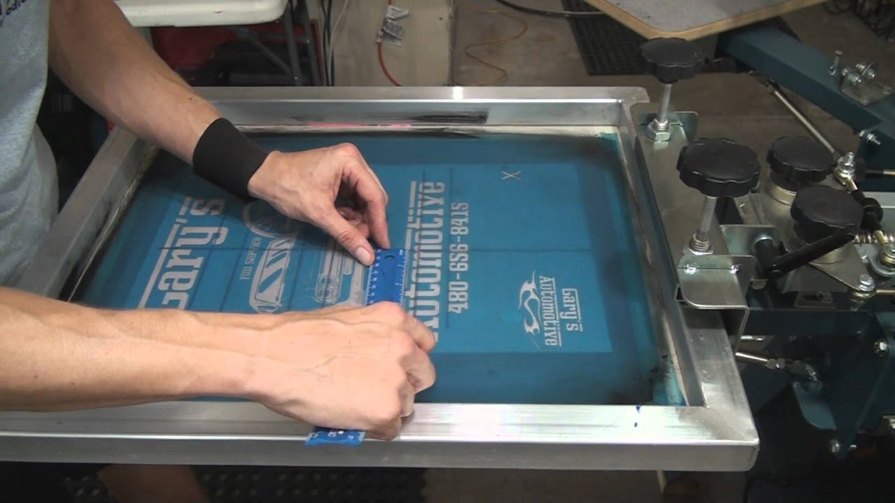 Screen Printing: 2 Colors With Art & Press Set Up