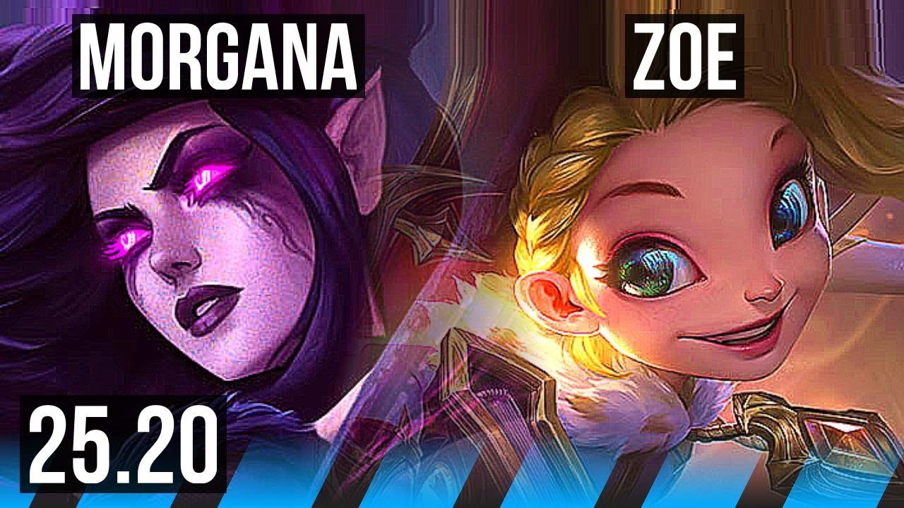MORGANA vs ZOE (MID) | 9/1/16, Rank 4 Morg | BR Challenger | 25.20