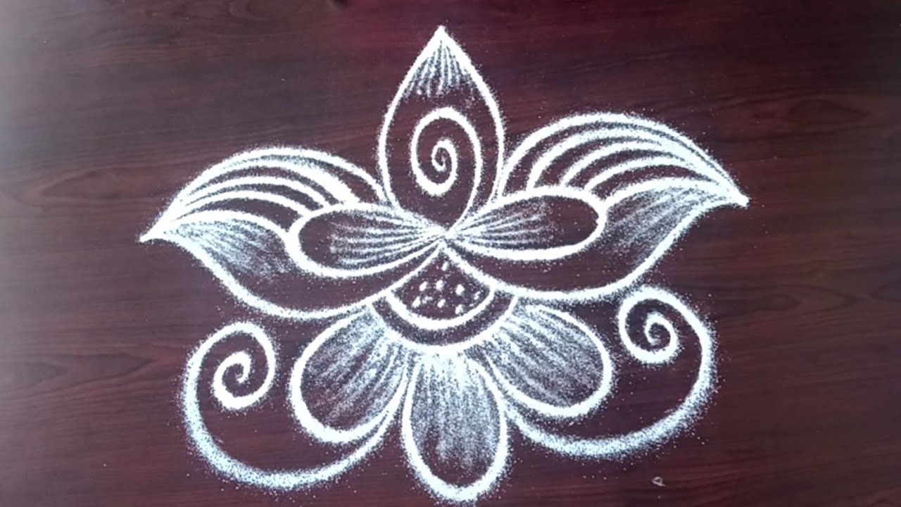 Karthigai deepam 2025 special vilakku kolam/karthigai powrnami easy rangoli/Kutty kolam/Sree rangoli