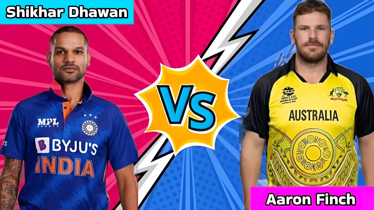Shikhar Dhawan vs Aaron Finch ODI Records | Runs, Average, Strike Rate #icc #cricket #odimatch  