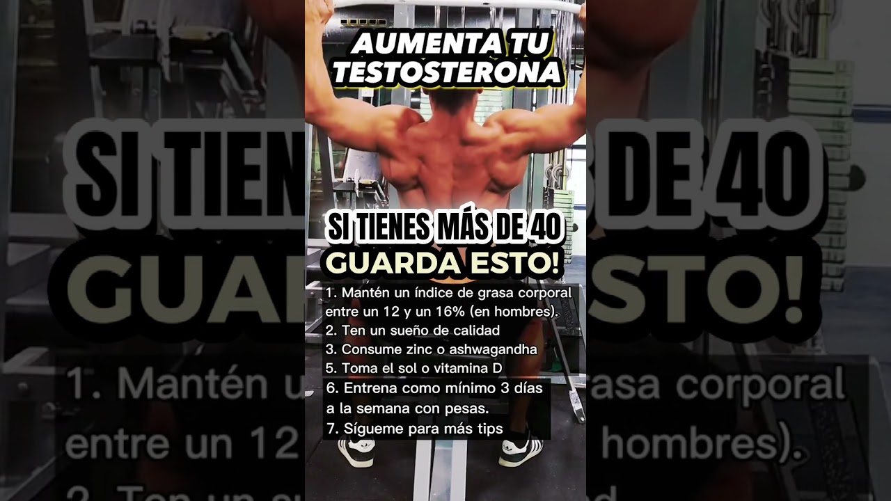 Si tienes+ de 40 sube tu testosterona! #libido #vitalidad #masde40 #entrenador #energ&iacute;a #mayorde40