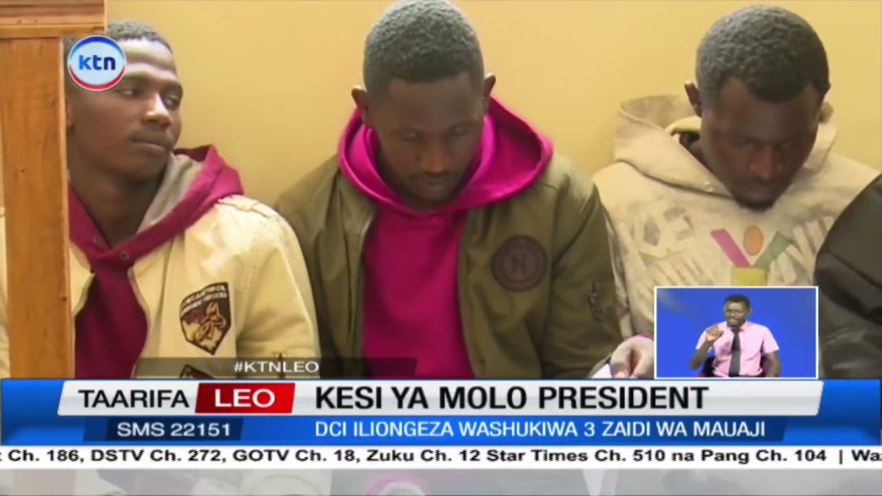 Washukiwa 9 wa mauaji ya Richard Otieno almaarufu kama Molo President wafikishwa mahakamani