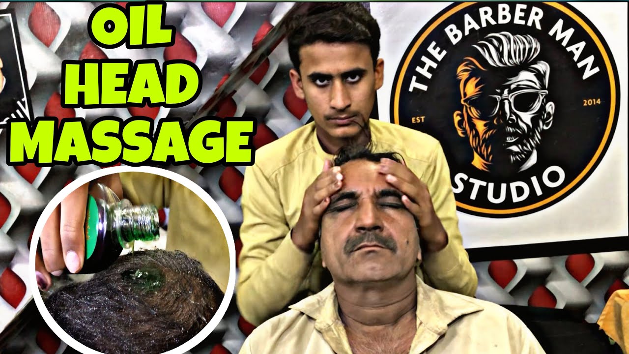 💈(ASMR) TRADITIONAL Barbering MASSAGE SERVICE AT OLD SCHOOL BARBERSHOP With 1980s ViBe At Model Town